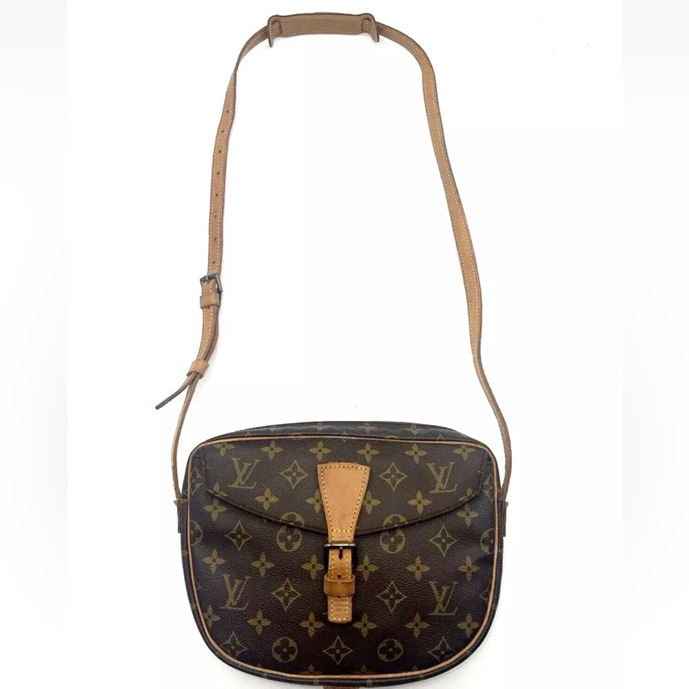 Authentic Louis Vuitton Bag Jeune Fille MM Crossbody Monogram Vintage LV Brown
